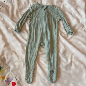 Kyte baby bamboo sleeper in sage.